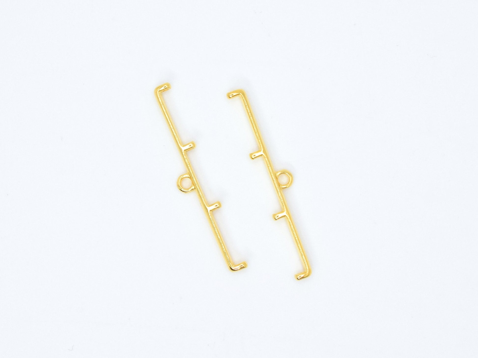 Miyuki Delica Bead ending, Cymbal Elements Topolia IV, set of 2, Gold plated, Antique brass, Rosé gold, clasp for bracelets