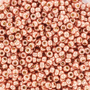 10g Miyuki seed beads duracoat galvanized rosé gold size 11/0 5103, beads from japan, round rocailles, small gold beads