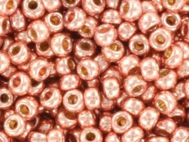 10g Miyuki seed beads duracoat galvanized rosé gold size 11/0 5103, beads from japan, round rocailles, small gold beads