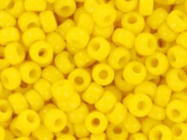 10g Miyuki seed beads 11/0, opaque dark yellow 404D, japanese beads, color yellow beads, size 2mm