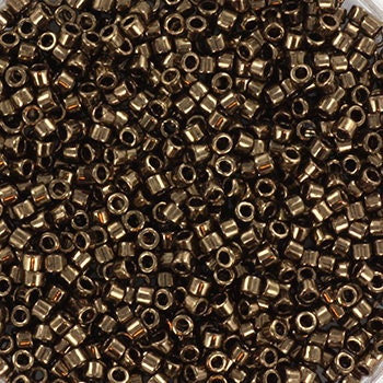 Miyuki Delica beads metallic dark bronze, 5g 11/0 DB 22, Miyuki Delica bronze, metallic brown, japanese beads, Seed beads