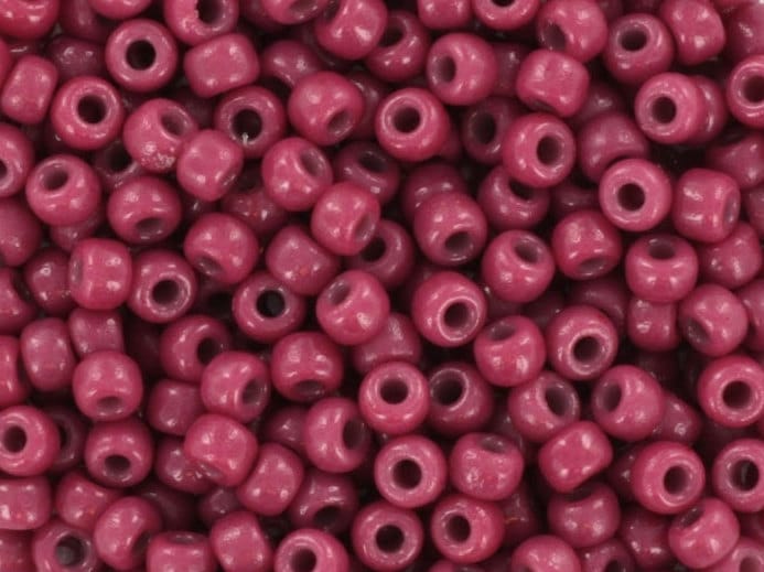 10g Miyuki seed beads 8/0, duracoat opaque pansy 4468, japanese beads, color purple beads, size 3mm, pink rocailles, Miyuki purple beads