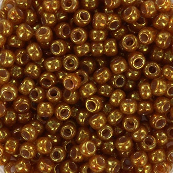 10g Miyuki seed beads 8/0, ceylon translucent spice 2372, japanese beads, translucent brown beads, dark brown beads