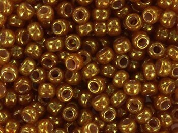 10g Miyuki seed beads 8/0, ceylon translucent spice 2372, japanese beads, translucent brown beads, dark brown beads