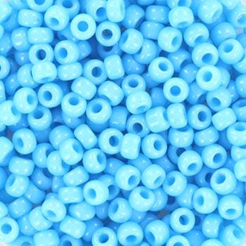 10g Miyuki seed beads 8/0, opaque turquoise blue 413, color blue beads, size 8 3mm, light blue rocailles