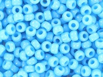 10g Miyuki seed beads 8/0, opaque turquoise blue 413, color blue beads, size 8 3mm, light blue rocailles