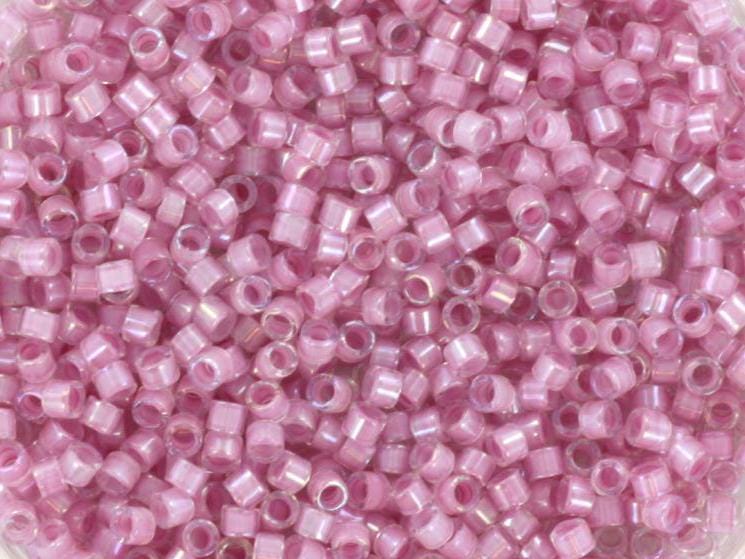 Miyuki Delica beads orchid lined crystal luster, color DB 72, 5g size 11/0, japanese beads, Miyuki DB-72, Miyuki color lined, light pink