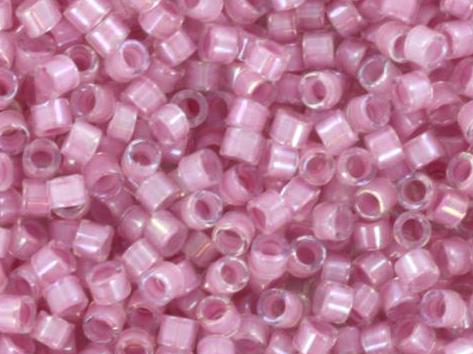 Miyuki Delica beads orchid lined crystal luster, color DB 72, 5g size 11/0, japanese beads, Miyuki DB-72, Miyuki color lined, light pink