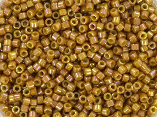 Miyuki Delica beads opaque glazed hawthorne, 5g 11/0 DB2272, cylindrical beads, opaque brown Miyuki DB 2272