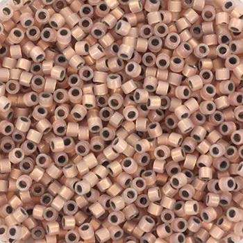 Miyuki Delica beads copper lined opal, 5g 11/0 DB 191, beads for jewelry making, beads from japan, light pink, inside color