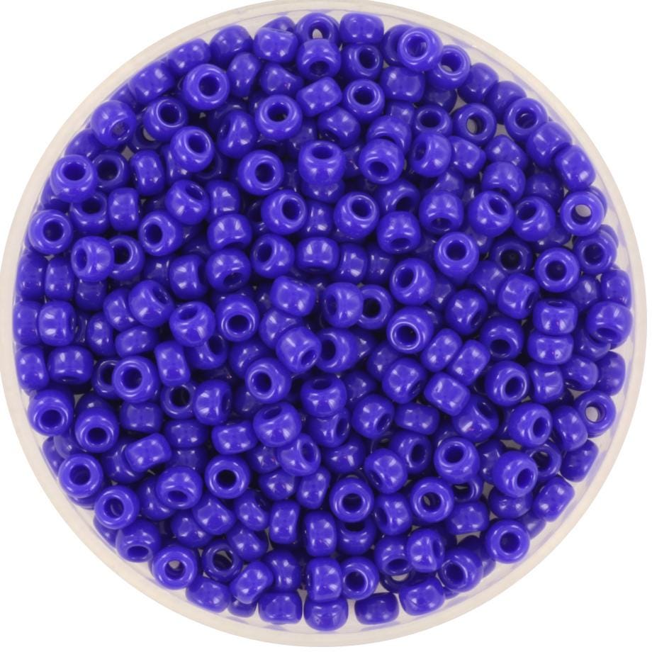 10g Miyuki seed beads 8/0, opaque cobalt blue 414, color blue beads, size 8 3mm, dark blue rocailles