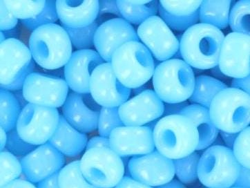 10g Miyuki seed beads 8/0, opaque turquoise blue 413, color blue beads, size 8 3mm, light blue rocailles