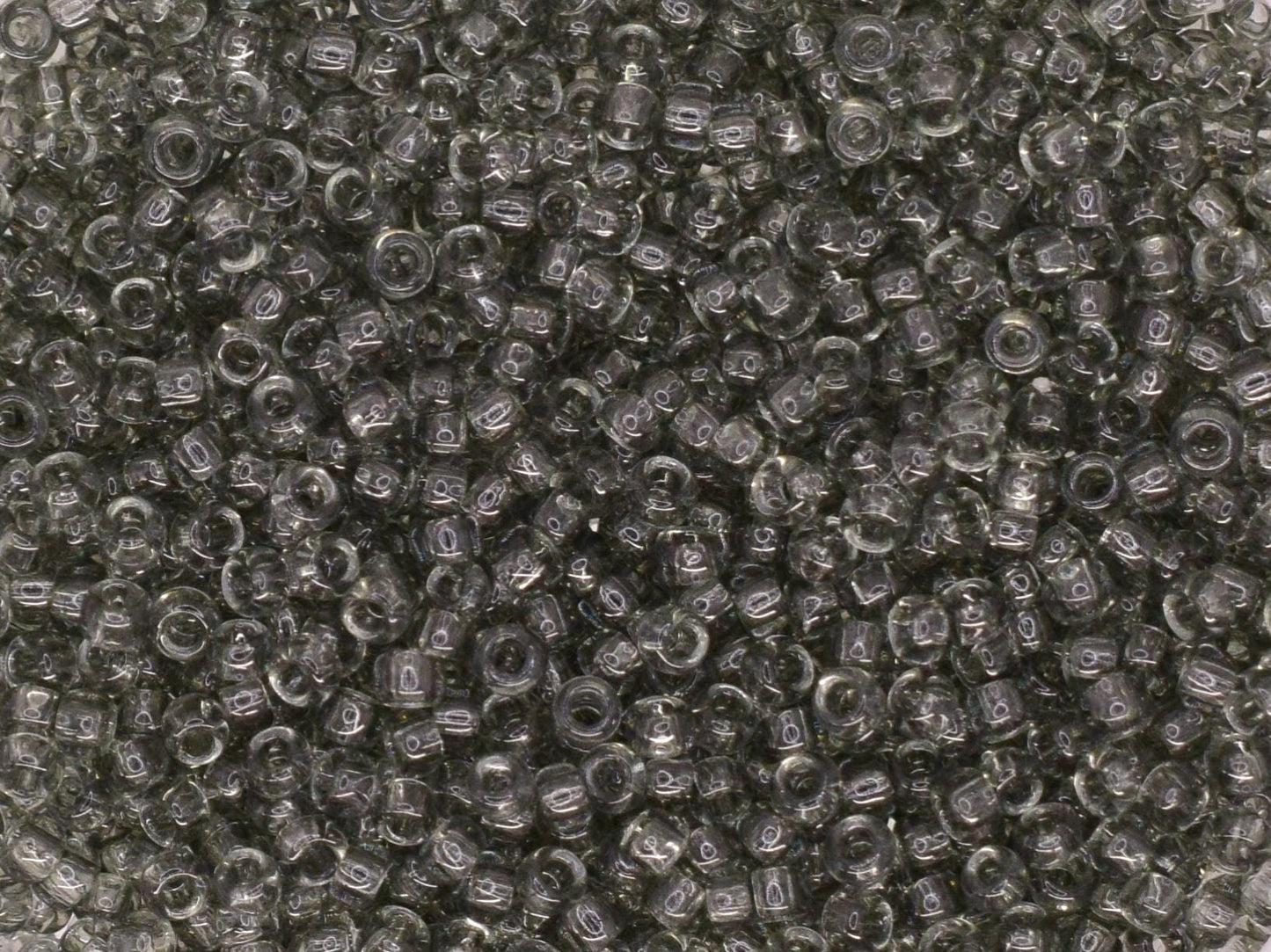 5g Toho seed beads 15/0, Transparent gray, TR-15-9B, japanese beads, smoky beads, size 15 seed beads, tiny beads, Toho round