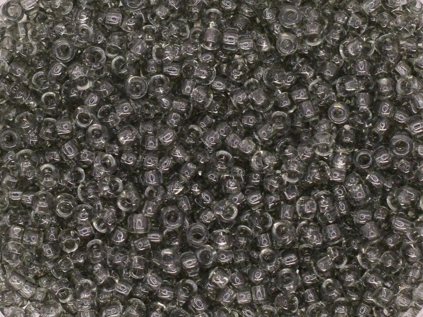 5g Toho seed beads 15/0, Transparent gray, TR-15-9B, japanese beads, smoky beads, size 15 seed beads, tiny beads, Toho round