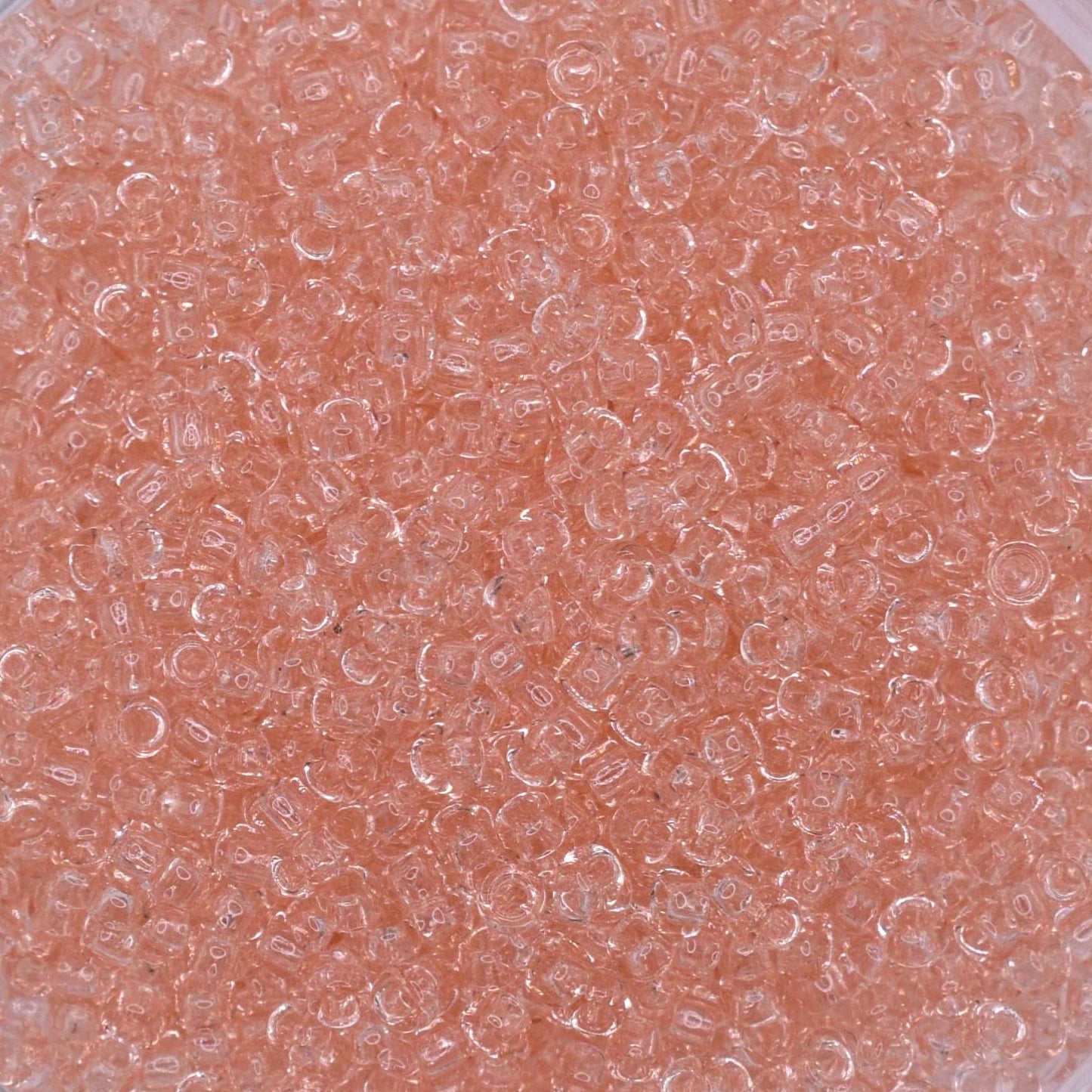 5g Toho seed beads 15/0, Transparent rosaline, TR-15-11, japanese beads, transparent pink, tiny beads, Toho round, light pink, light rose