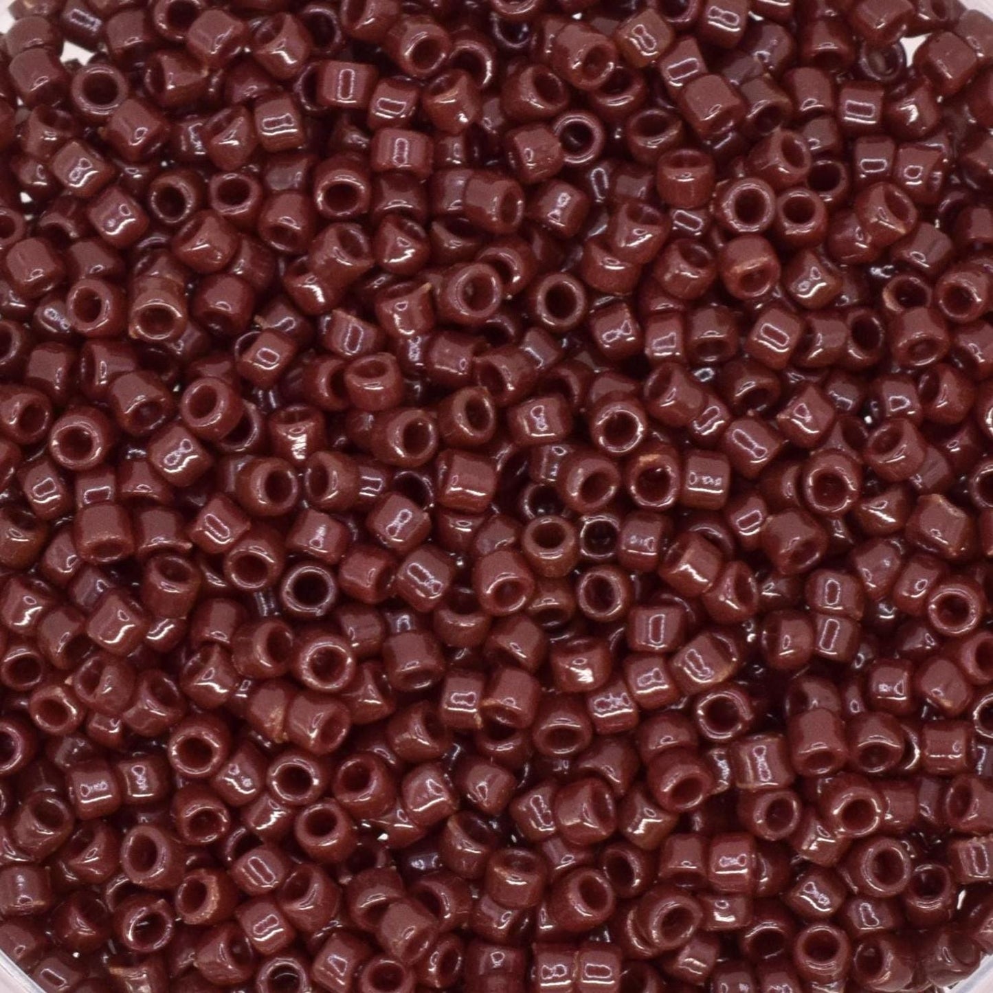 5g Toho seed beads 15/0, Opaque oxblood, TR-15-46, japanese beads, brown beads, size 15 seed beads, tiny beads, Toho brown seed beads