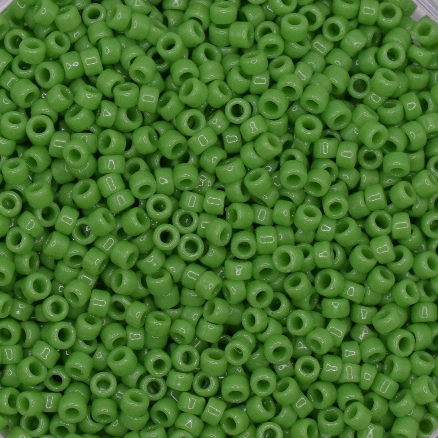 5g Toho seed beads 15/0, Opaque mint green, TR-15-47, japanese beads, green beads, tiny beads, Toho green seed beads