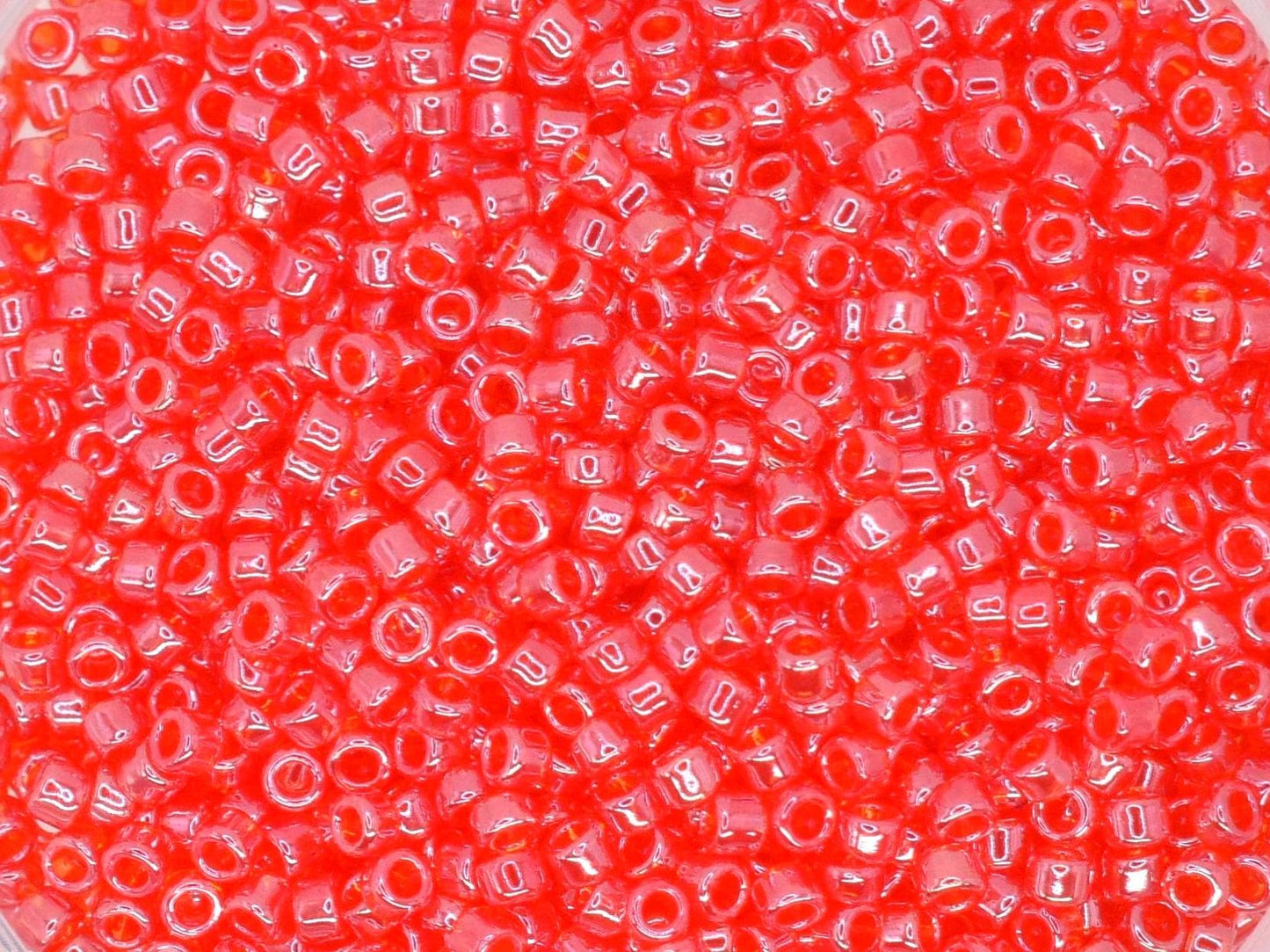 5g Toho seed beads 15/0, Transparent lustered siam ruby, TR-15-109B, japanese beads, red beads, tiny beads, Toho red seed beads