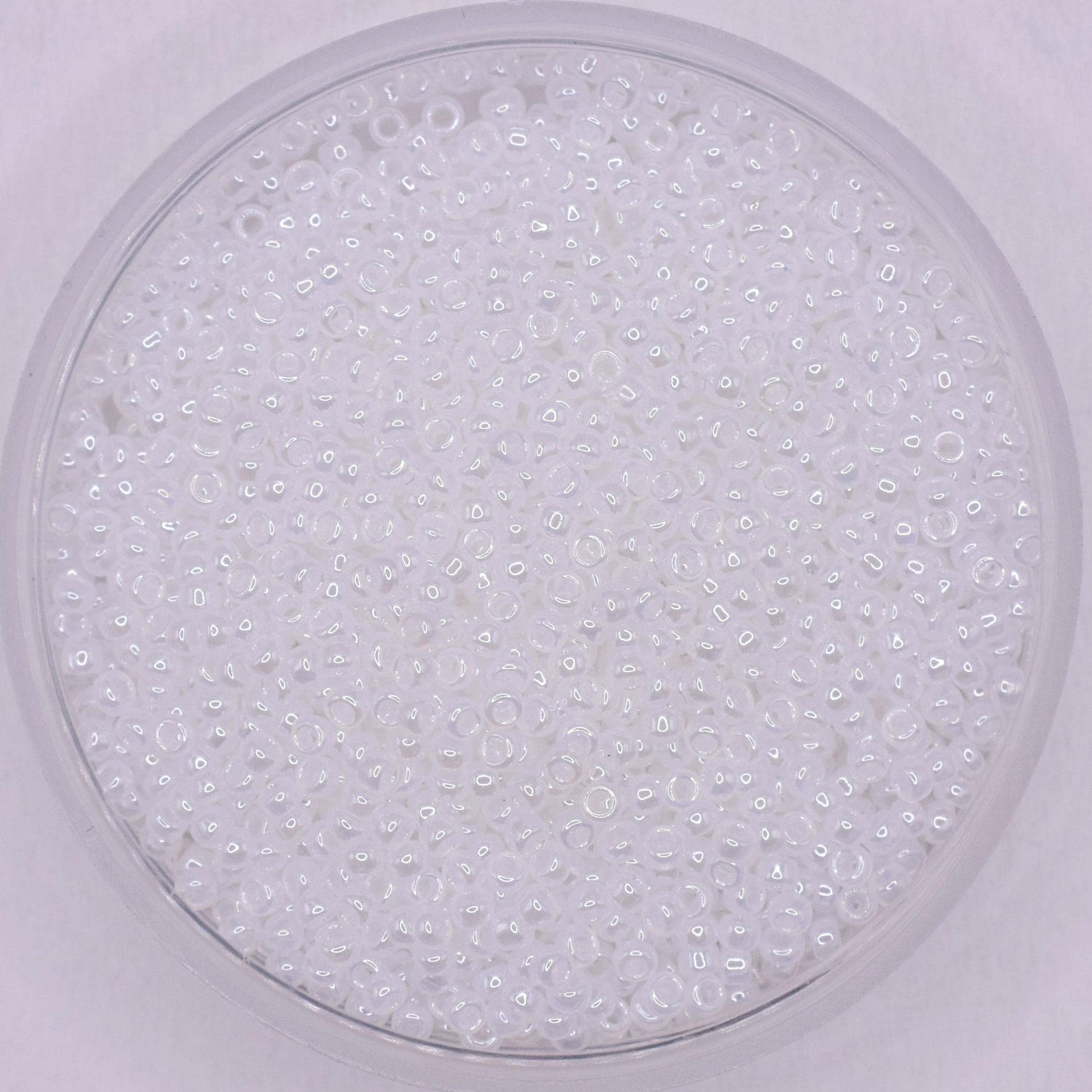 5g Toho seed beads 15/0, Ceylon snowflake, TR-15-141, japanese beads, ceylon white beads, tiny beads, Toho luster white seed beads