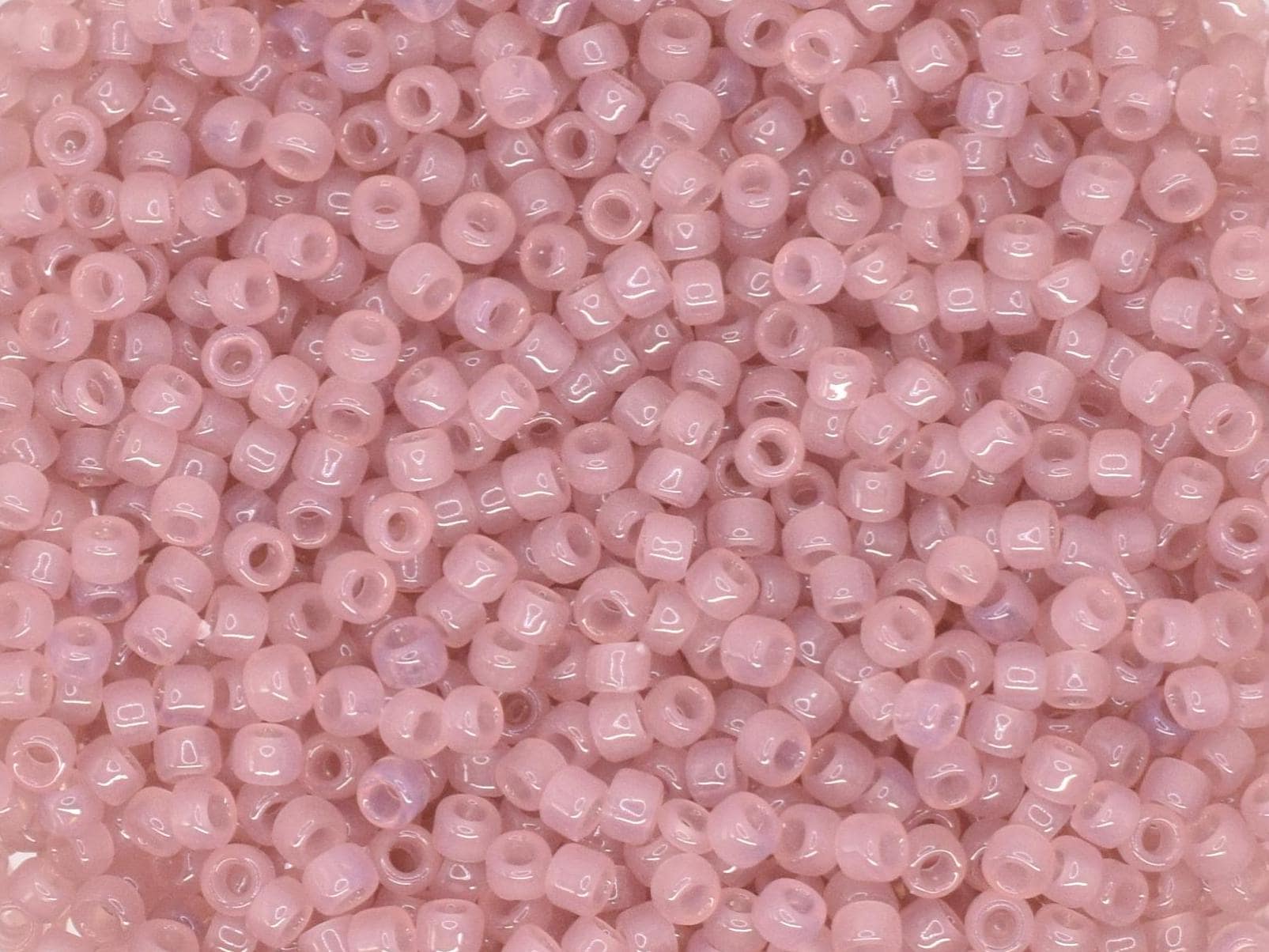 5g Toho seed beads 15/0, Translucent dusty rose, TR-15-1151, japanese beads, transparent pink, tiny beads, light pink