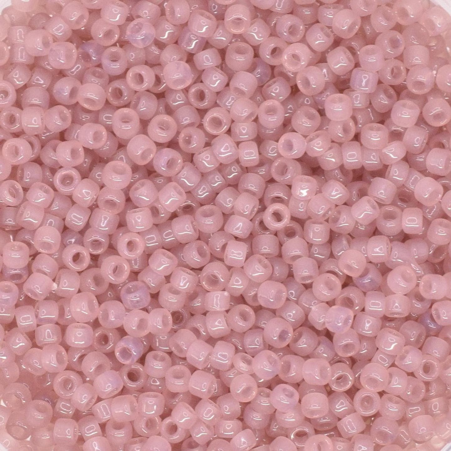 5g Toho seed beads 15/0, Translucent dusty rose, TR-15-1151, japanese beads, transparent pink, tiny beads, light pink