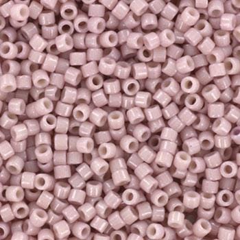 Miyuki Delica beads duracoat opaque soft baby pink, 5g 11/0 DB2361, cylindrical beads, light pink Miyuki, DB 2361, Delica opaque light rose