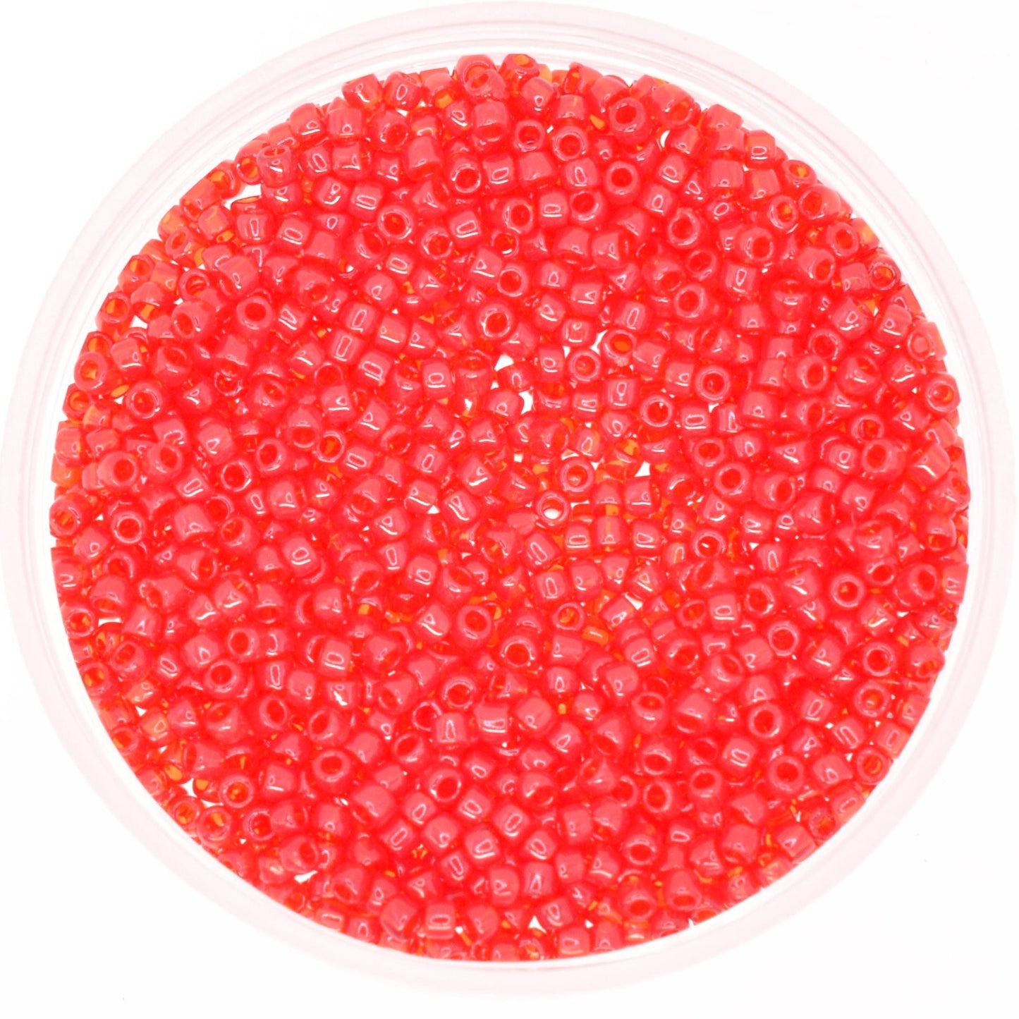 5g Toho seed beads 15/0, Transparent Ruby, TR-15-5C, japanese beads, red beads, size 15 seed beads, tiny beads, Toho round beads