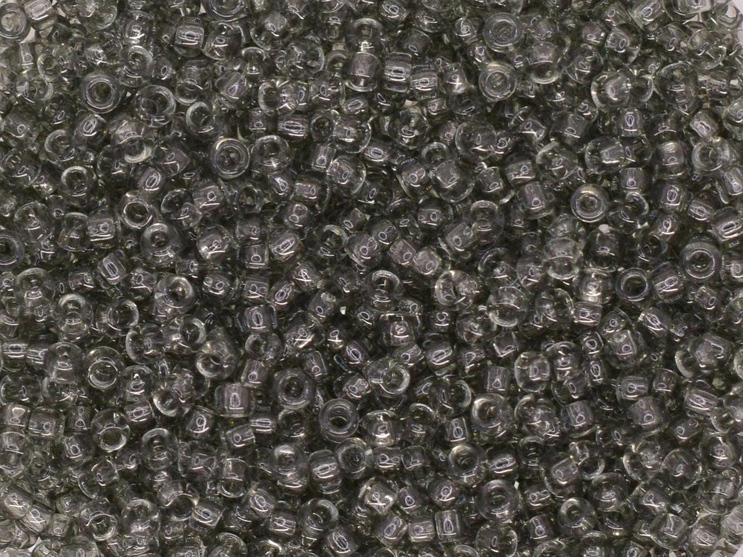 5g Toho seed beads 15/0, Transparent gray, TR-15-9B, japanese beads, smoky beads, size 15 seed beads, tiny beads, Toho round