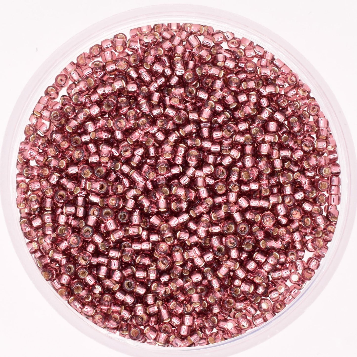 5g Toho seed beads 15/0, Silverlined medium amethyst, TR-15-26B, japanese beads, transparent purple, tiny beads, Toho round, violet beads