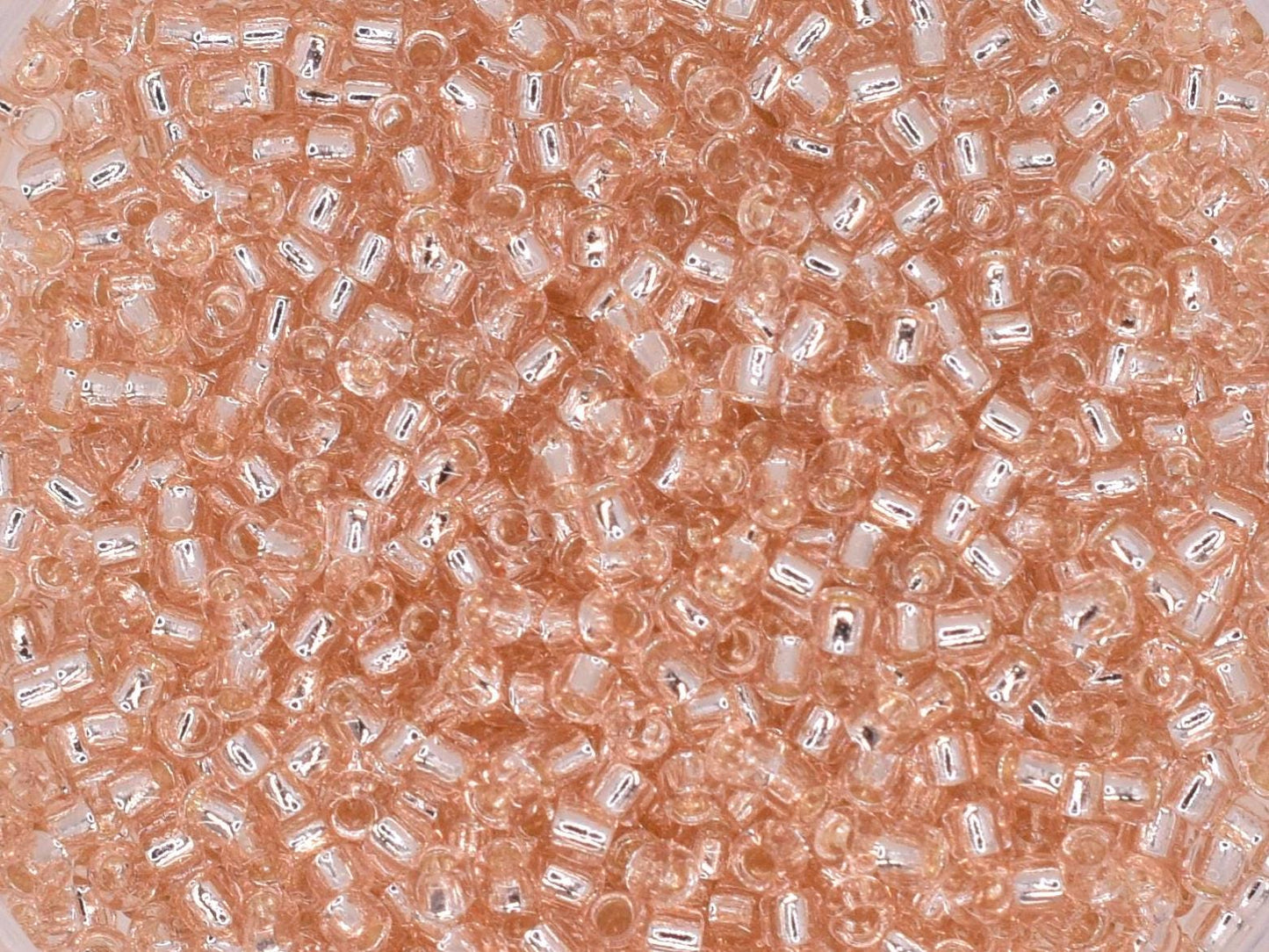 5g Toho seed beads 15/0, Silverlined rosaline, TR-15-31, japanese beads, transparent pink, tiny beads, Toho round, rose rocailles