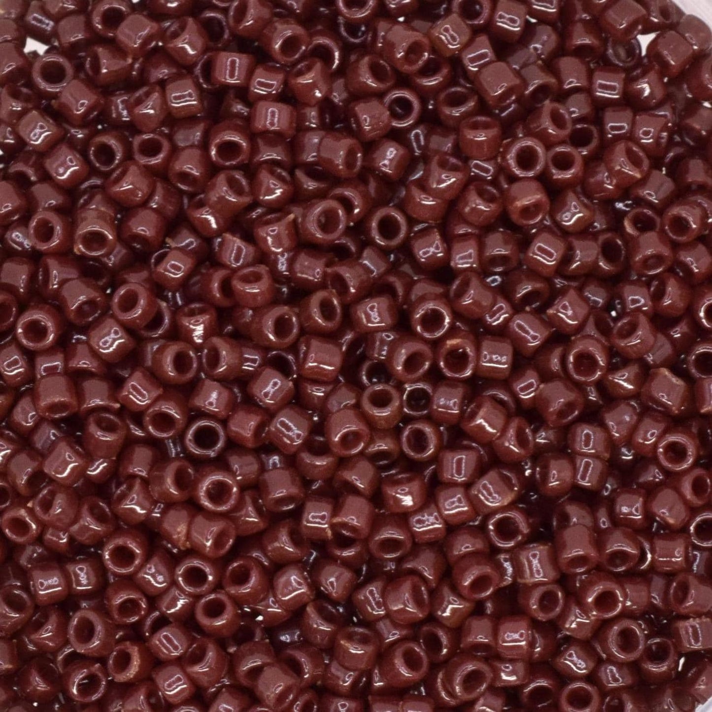 5g Toho seed beads 15/0, Opaque oxblood, TR-15-46, japanese beads, brown beads, size 15 seed beads, tiny beads, Toho brown seed beads