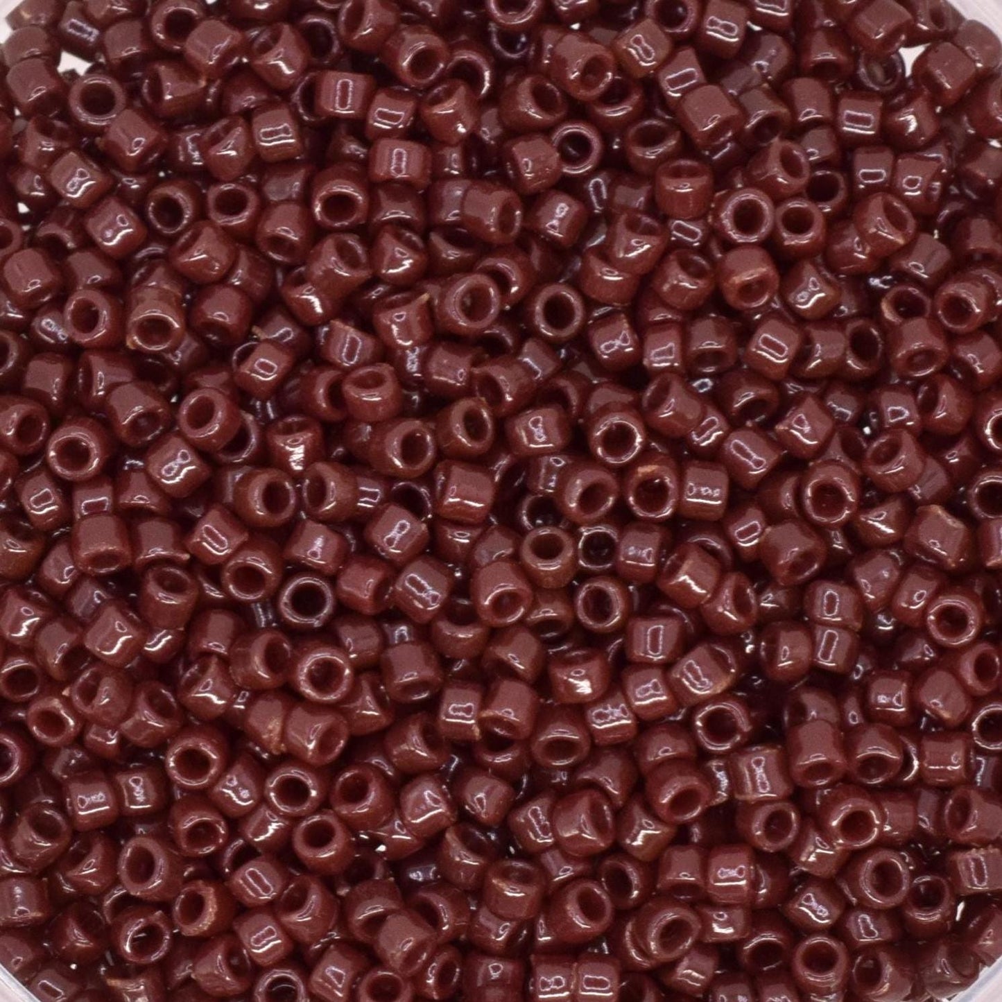 5g Toho seed beads 15/0, Opaque oxblood, TR-15-46, japanese beads, brown beads, size 15 seed beads, tiny beads, Toho brown seed beads