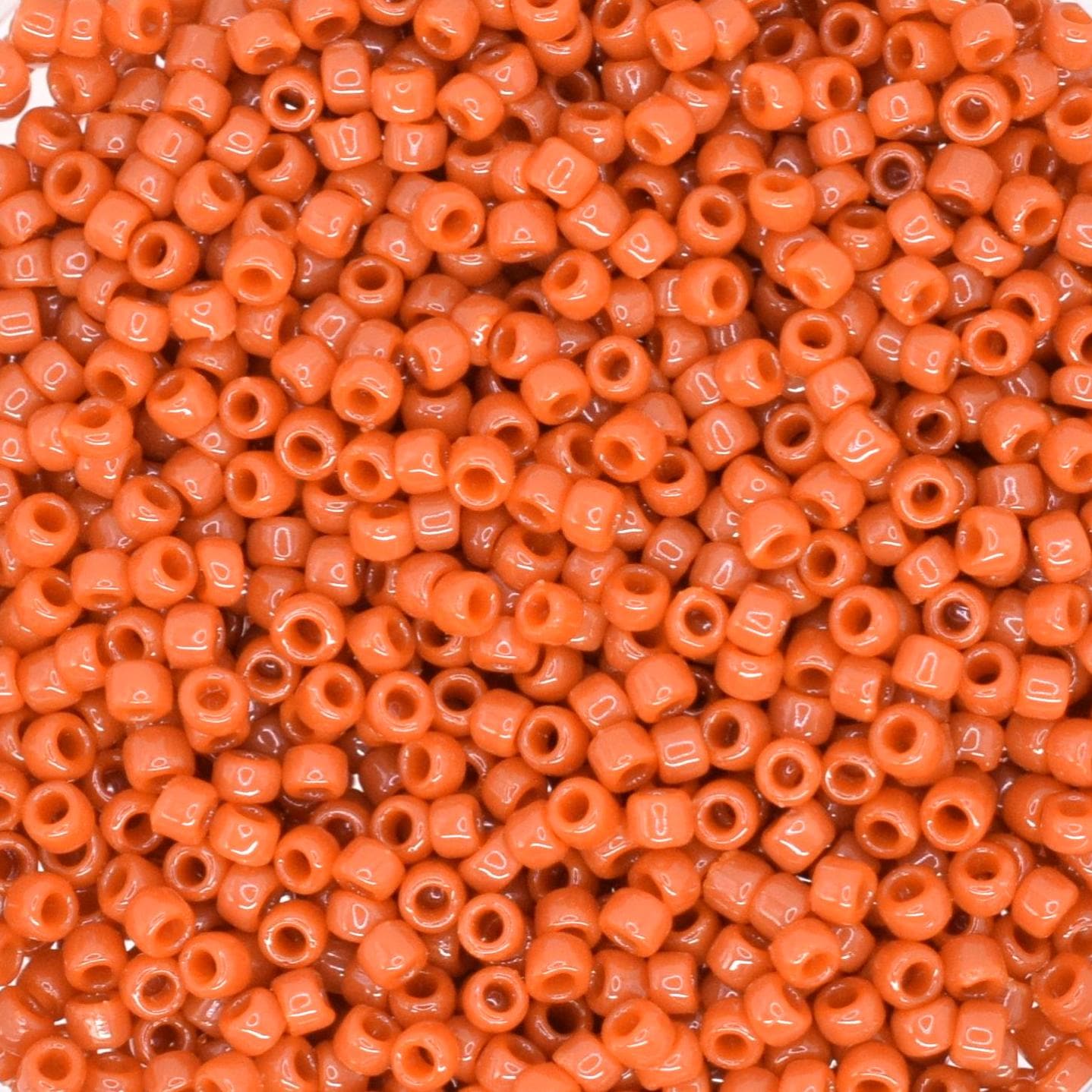 5g Toho seed beads 15/0, Opaque terracotta, TR-15-46L, japanese beads, light brown beads, tiny beads, Toho red brown seed beads