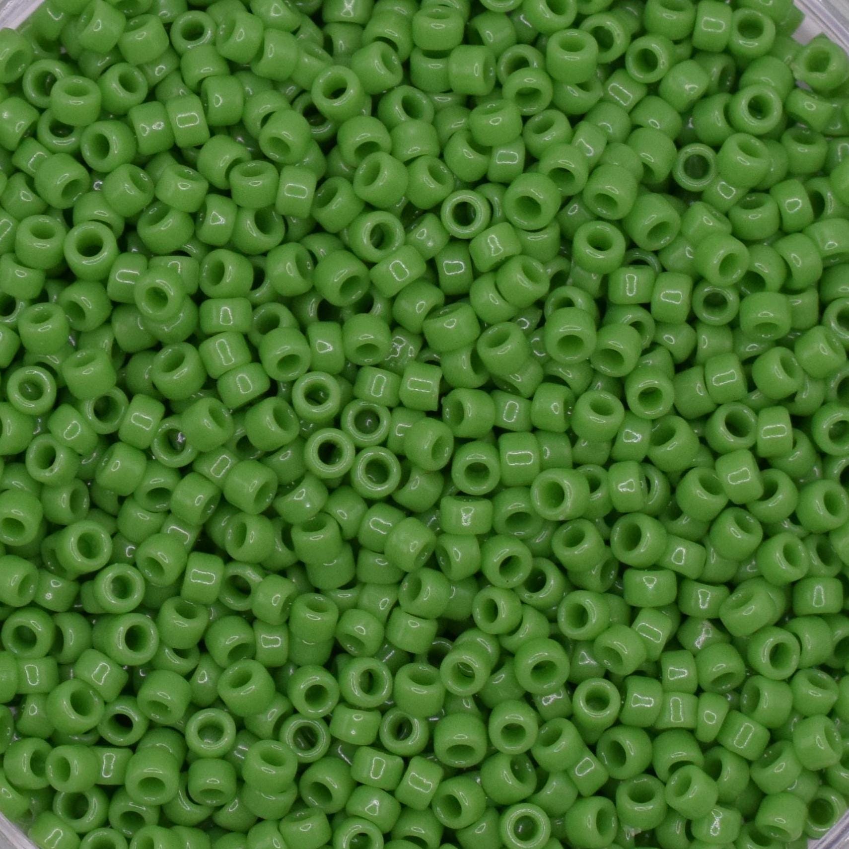 5g Toho seed beads 15/0, Opaque mint green, TR-15-47, japanese beads, green beads, tiny beads, Toho green seed beads