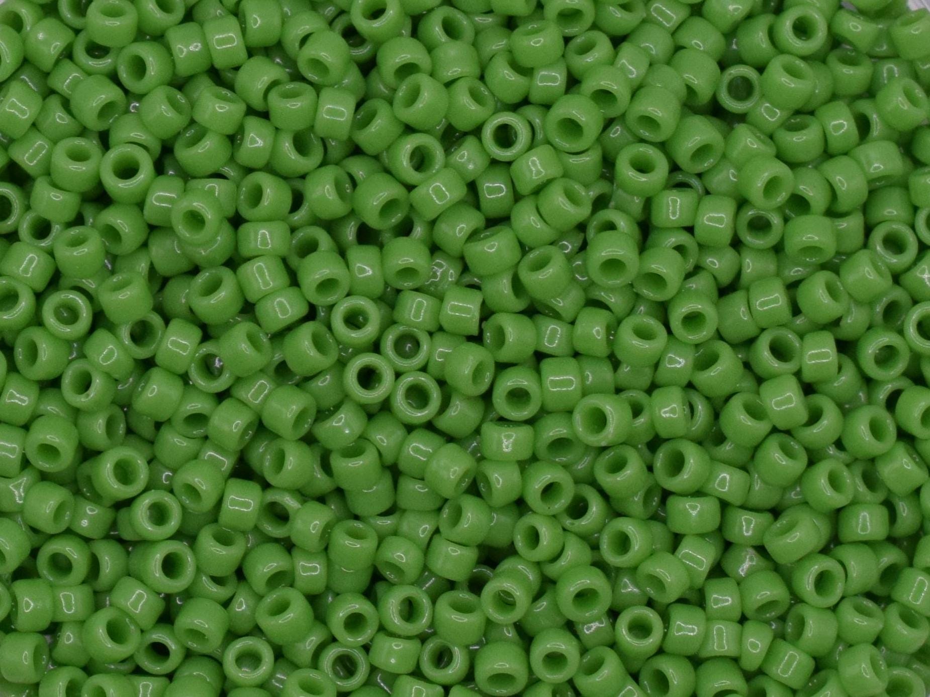 5g Toho seed beads 15/0, Opaque mint green, TR-15-47, japanese beads, green beads, tiny beads, Toho green seed beads