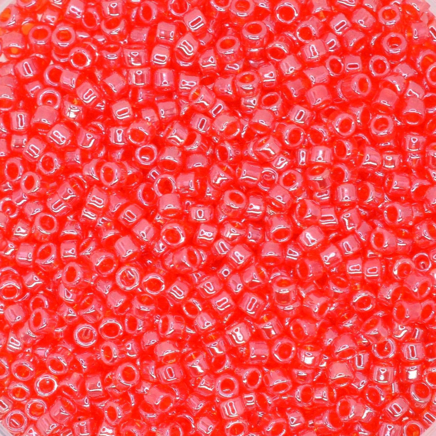 5g Toho seed beads 15/0, Transparent lustered siam ruby, TR-15-109B, japanese beads, red beads, tiny beads, Toho red seed beads