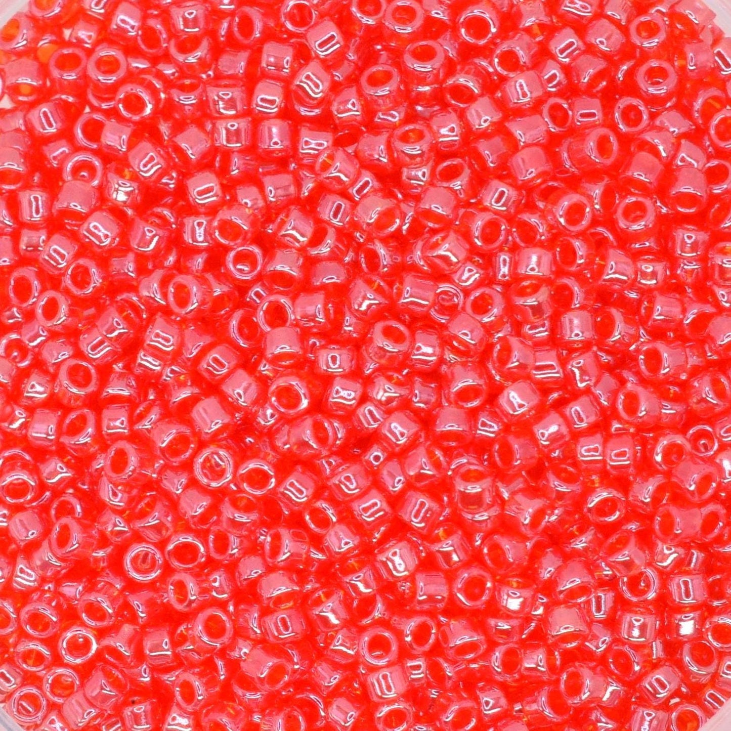 5g Toho seed beads 15/0, Transparent lustered siam ruby, TR-15-109B, japanese beads, red beads, tiny beads, Toho red seed beads