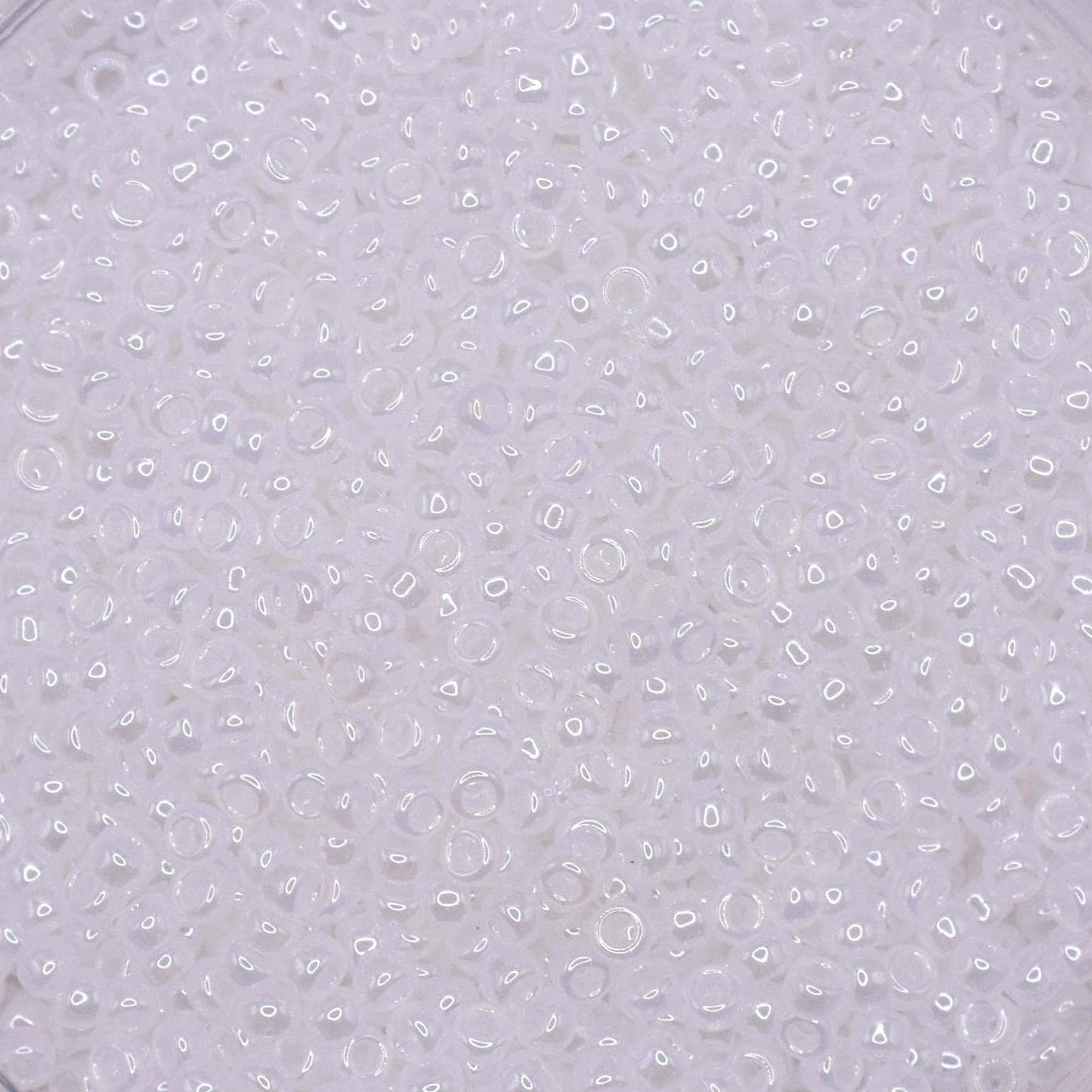 5g Toho seed beads 15/0, Ceylon snowflake, TR-15-141, japanese beads, ceylon white beads, tiny beads, Toho luster white seed beads