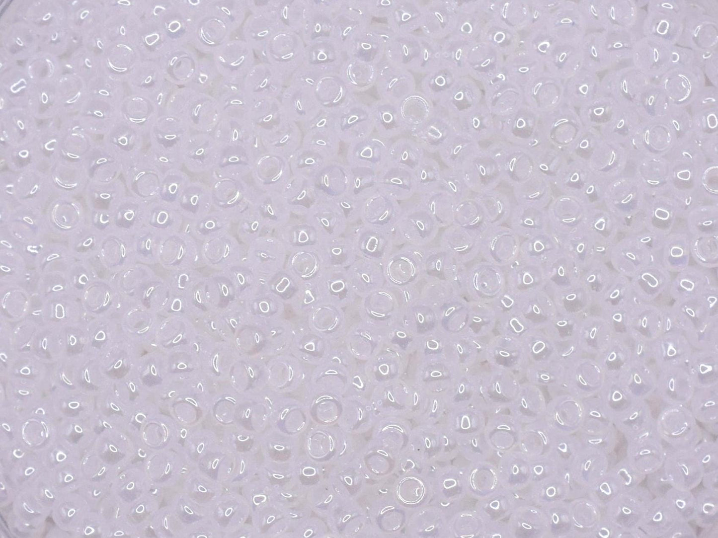 5g Toho seed beads 15/0, Ceylon snowflake, TR-15-141, japanese beads, ceylon white beads, tiny beads, Toho luster white seed beads