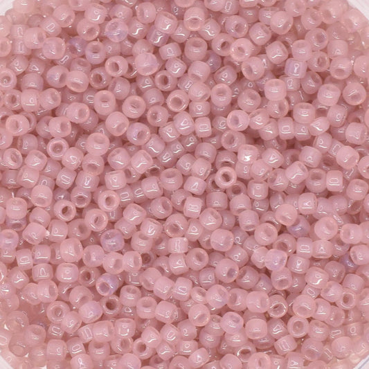 5g Toho seed beads 15/0, Translucent dusty rose, TR-15-1151, japanese beads, transparent pink, tiny beads, light pink