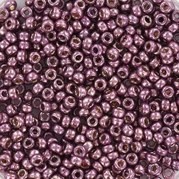 Miyuki seed beads duracoat galvanized eggplant 11/0 4220, japanese beads, round rocailles, Miyuki metallic purple, small glass beads