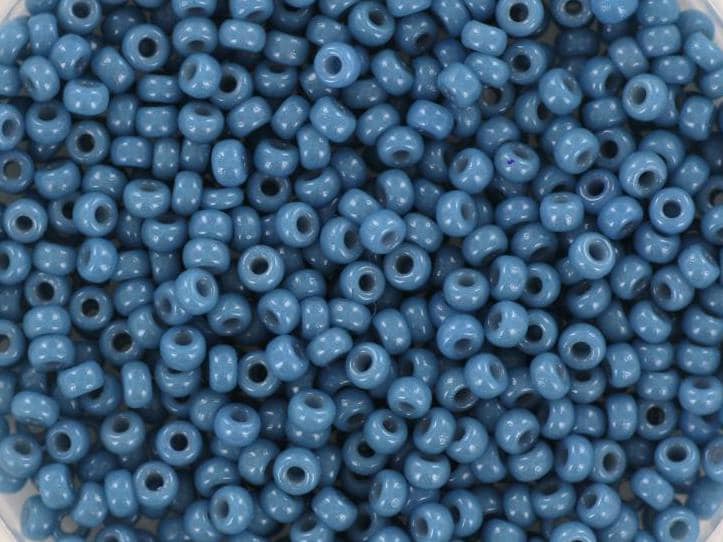 Miyuki seed beads 11/0, duracoat opaque bayberry 4482, japanese beads, 2mm blue beads, Miyuki glass beads