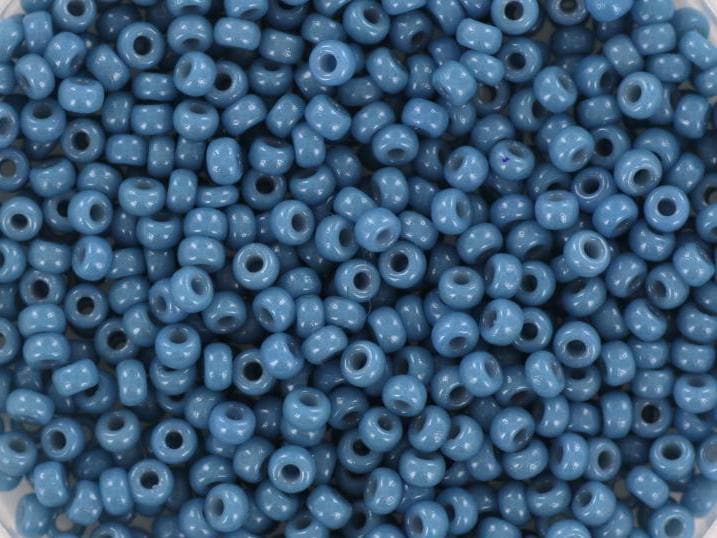 Miyuki seed beads 11/0, duracoat opaque bayberry 4482, japanese beads, 2mm blue beads, Miyuki glass beads