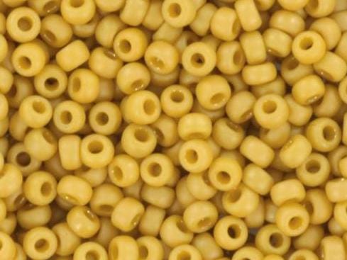 10g Miyuki seed beads 11/0, opaque glazed frosted citron, color 4692, japanese beads, matte yellow, frosted glazed yellow, dark yellow