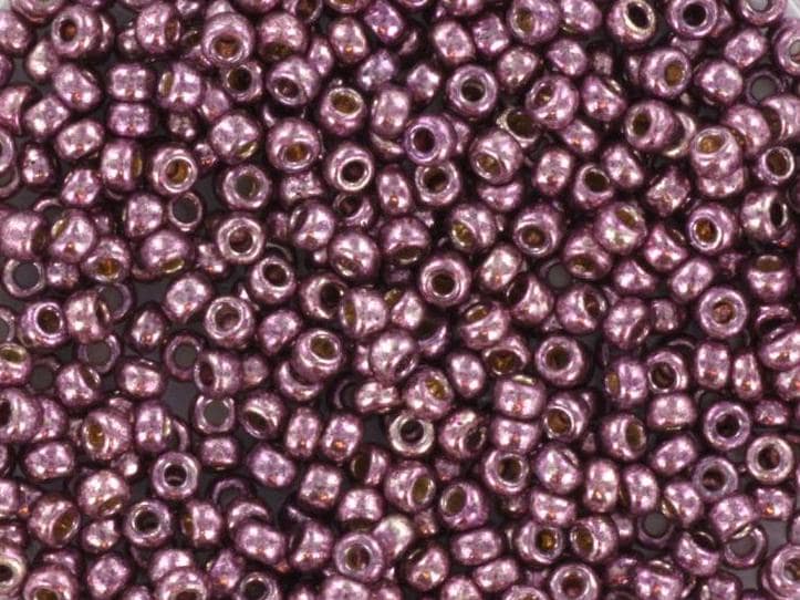 Miyuki seed beads duracoat galvanized eggplant 11/0 4220, japanese beads, round rocailles, Miyuki metallic purple, small glass beads