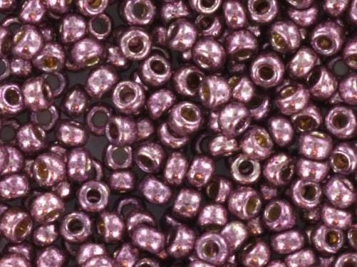 Miyuki seed beads duracoat galvanized eggplant 11/0 4220, japanese beads, round rocailles, Miyuki metallic purple, small glass beads