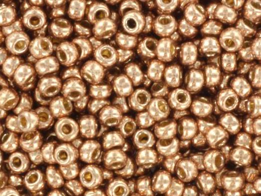 10g Miyuki seed beads duracoat galvanized soft champagne 11/0 5104, japanese beads, round rocailles, miyuki rose gold